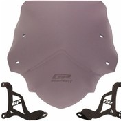 Resim GP Kompozit Aprilia SR 125 / 160 2024 Uyumlu Kısa Ön Cam Füme 38 cm 