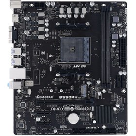 Resim Biostar B550MH AMD B550 DDR4 M.2 USB 3.2 HDMI/VGA PCI 4.0 AM4 Anakart 