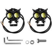 Resim Ebitda Araba Farları Motosiklet Işıkları Mini Led Farlar Sis Farları 30w/45w 5000-6500k Süper P Siyah Siyah 