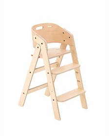 Resim Mamatoyz My Chair Only Chair Naturel Ahşap Açık Kahverengi Portatif Mama Sandalyesi 86x60x40 CM 