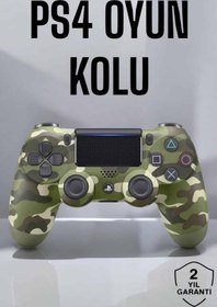 Resim AyrStore PS4 Oyun Kolu Kamuflaj Desenli Joystick 