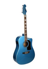 Resim Dmx Guitars Dag100ce Bl Elektro Akustik Gitar Blue 