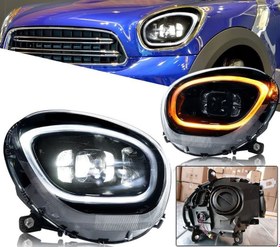 Resim Mini Cooper Ön Far Takımı Led (Halojenden DÖnüşüm) 2010 Sonrası Uyumlu 