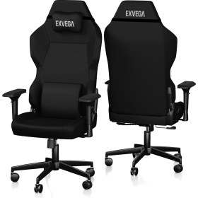 Resim Exvega Andromeda Premium Kumaş Oyuncu Koltuğu Siyah 