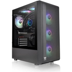 Resim Thermaltake 550W 80+ S200 CA-3X2-55M1WE-00 Gamıng Mıd-Tower Pc Kasası 