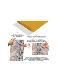 Resim Tink Kendinden Yapışkanlı Pembe Mermer Desenli Pvc Panel 41x62 Cm 