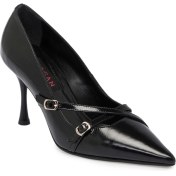 Resim Tergan Siyah Hakiki Rugan Deri Kadın Stiletto - K24S1AY67513-A07 