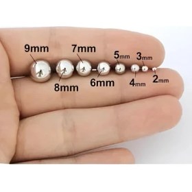 Resim Rulman Sepetim 2000 Adet 6 mm Çelik Bilye Sapan Mermisi 