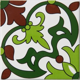 Resim Can Seramik 10x10 cm Cç-78 Kütahya Çini Karo 5'li 1 Paket 