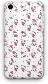 Resim Multitronic iPhone XR Uyumlu Hello Kitty Tasarım Baskılı Şeffaf Kılıf, strlghtxr170 
