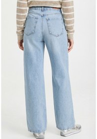 Resim Network Açık Indigo Mavi Geniş Paça Denim Pantolon 