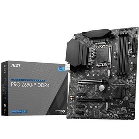 Resim MSI Pro Z690-P DDR4 Intel Z690 LGA 1700 Soket 5333 MHz 2 x M.2 ATX Anakart MSI