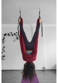 Resim Naturecamp Nadi Bordo Yoga Hamak Seti Bordo 