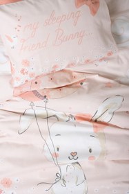 Resim Cotton Box Bebek Nevresim Takimi Rapeti Somon 