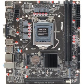 Resim Binbir Göz Bilgisayar Afox IH310C-MA6-V4 2xddr4 Vga+Hdmı 1xglan 1x M.2 Nvme Gen3 1151PIN Anakart 