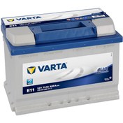 Resim 12V 74Ah Amper 680A Varta Akü Blue Dynamic E11 / 262375942 Varta