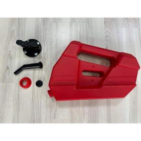 Resim Göktürk Otomotiv Atv Utv Benzin Bidonu 5 Litre Bidonu Kırmızı 