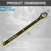 Resim Sunshine022 Jack Ratchet Wrench Otomatik Garaj Bijon Anahtarı Motosiklet Araba Suv 