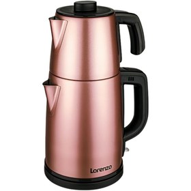 Resim Lorenzo Teazen 2000 W Çelik Elektrikli Çay Makinesi Rosie 