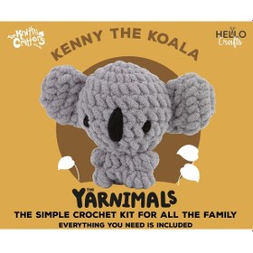 Resim Bakgelal Amigurumi Koala Yapım Kiti Başlangıç Seviyesi Tığ Örgü Seti Çocuk Ve Yetişkin Hobi Seti 