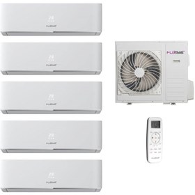 Resim Fujiplus A++ Inverter Multi Duvar Tipi Klima 5x12 Iç + 42000 Btu Dış Ünite 
