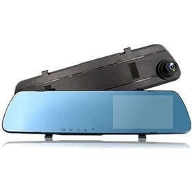 Resim Createtech Araba Dvr Ark. Görünüm Ayna Dash Cam Çift Lens 2.4 Inç 1280x720p F24hsdvr 