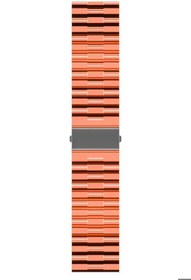 Resim Samsung Gear S2 20mm Uyumlu Kordon Şeffaf Renkli Transparan KRD-27 Kayış Turuncu 