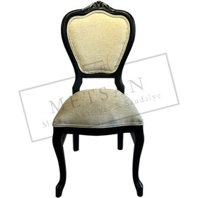 Resim METSAN AKSESUAR Klasik Oymalı Ahşap Sandalye 