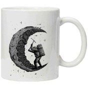 Resim Kupa Bardak Astronot 
