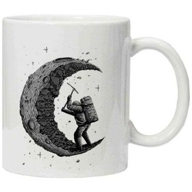 Resim Kupa Bardak Astronot 