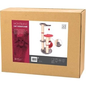 Resim M-pets Mont Blanc Kedi Tırmalama Tahtası 40x40x86 Cm 244-54005.01 