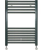 Resim Mernes 600x800mm Havlupan Radyatör Antrasit Renk 12 Borulu Mna6712 Boru Çapı 21mm. 