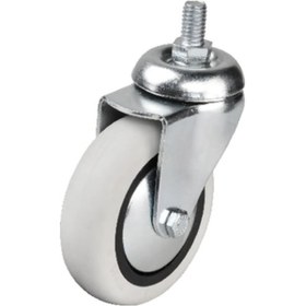 Resim Hts 352 - 75x25 Mm Pvc Makaralı Vidalı Teker 4 Adet - 