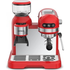 Resim Karaca Coffeemaid Kahve Öğütücülü, Köpürtücülü 19 Bar Basınçlı Espresso Latte Cappuccino Americano Mk. 1,4l 