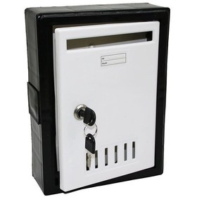 Resim Plastik Siyah Posta Kutusu 