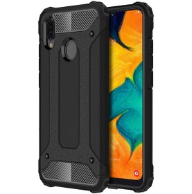 Resim Samsung Galaxy A30 Kılıf Tam Korumalı Armor Silikon Kapak 