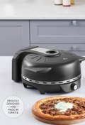 Resim Karaca Gastro 10 in 1 Pizza Lahmacun ve Tandır Ekmeği Makinesi Biodiamond Matte Black 