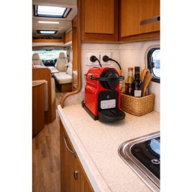 Resim Sweetech Nespresso Inissia Uyumlu Stand Mobil Kahve Makinesi Sabitleme Aparatı - - Karavan, Tekne ve Vıp Araç Için 
