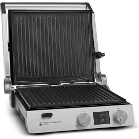 Resim Özbience Pratik Inox Izgara ve Tost Makinesi, Kademeli Sıcaklık ve Dijital Ekran 