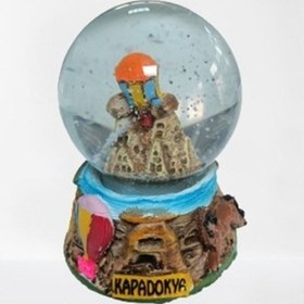 Resim Polyester Kapadokya Kar Küresi Büyük Boy 