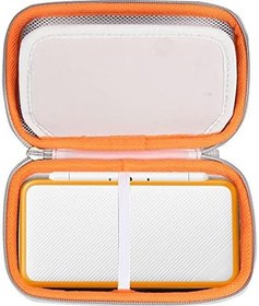 Resim FBLFOBELI EVA Sert Saklama Kılıfı Nintendo 2DS XL ile Uyumlu 8 Oyun Kartına Uygun (Sadece Turuncu Kılıf) 
