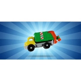 Resim Zuzu Toys 3+ Yaş Sarı Çöp Kamyonu Plastik Malzeme ile Eğlenceli Oyun Deneyimi 