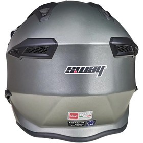 Resim SWAY TOKYO Dark Titanium Kask 