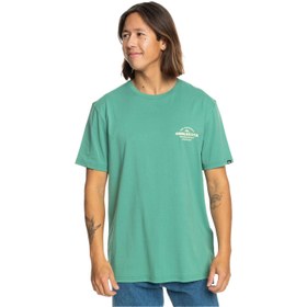 Resim Quiksilver Erkek Tişört Tradesmith Yeşil Günlük Giyim 