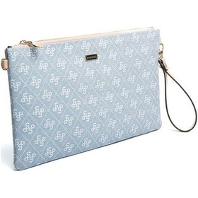 Resim Silver Polo Sp1034 Kadın Portföy & Clutch Monogram Mavi-ten 