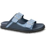 Resim Ceyo Erkek Çift Kemerli Terlik 9989-5 Mavi 