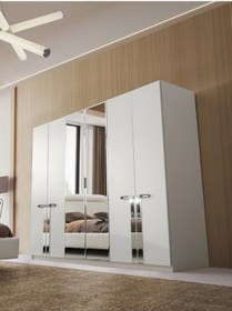 Resim Som Mdf Bazalı Yatak Odası Takımı 