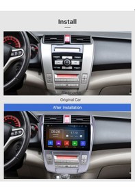 Resim Honda City A/c 2008-2013 Uyumlu Multi Medya Navi Gasyon Usb Kamera Carplayer 4 Ram 