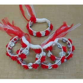 Resim Hobigram Süslü Tef Kırmızı 1 X 10 Adet – Kına Eğlence Aksesuarı, Şık Tasarım, Kadın Aksesuarı – Kına Eğlence 