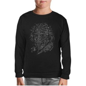 Resim Einstein - Integrals Siyah Çocuk Sweatshirt Siyah 